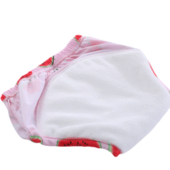 Rudie Baby training pants absorbency demonstration, 0.5 second test