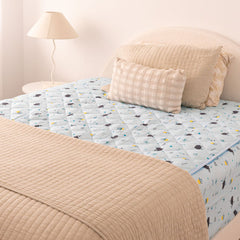 Rudie Baby waterproof leakproof fitted sheet on toddler bed - toilet training bedding Australia